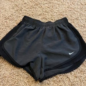 Gray dry-fit Nike shorts